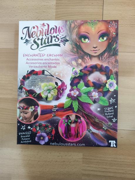 Česací panna sparkle girlz + kreativní sada, 