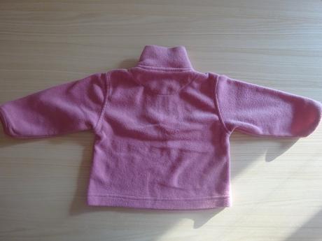 Fleesová mikina růžová, vel. 6/12m, timbuktoo,74