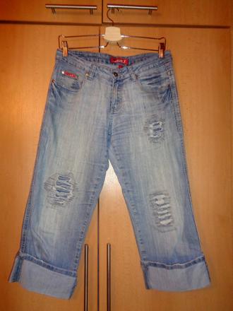 3/4 riflové kalhoty, l