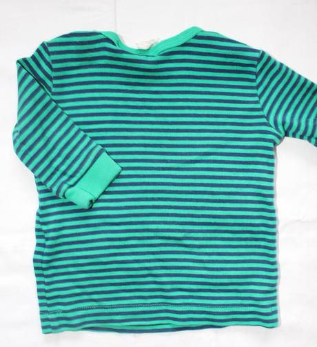 Bf52. pruhované tričko pro nejmenší, h&m,50