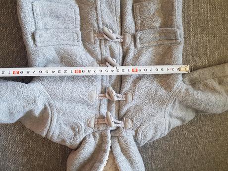 Teplý fleesový kabátek značky george, vel. 9-12 mě, george,74