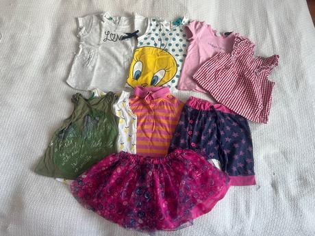 Letní set pro holčičku vel. 86/1-1,5 r., 86–98