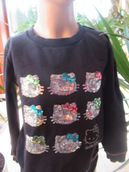 Dívčí mikina hello kitty, sanrio,116