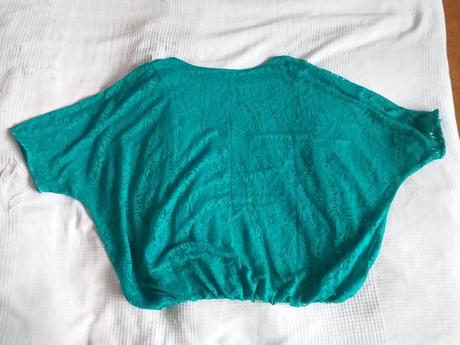 Zelená halenka 3/4 rukáv vel. 42, 42