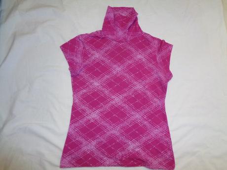 Luxusní sytě růžový elastický rolák, l