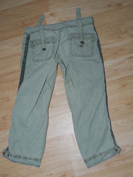 3/4 kalhoty letni khaki fishbone, fishbone,34