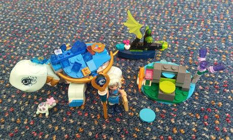 Lego elves 41191 - naida & the water turtle ambush, 
