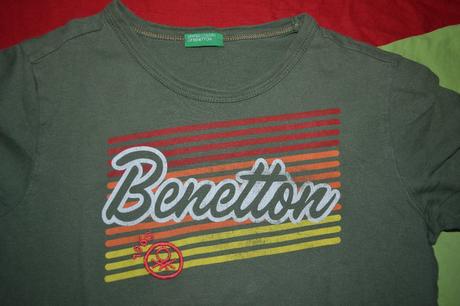 2x tričko v.128 , benetton.., benetton,128