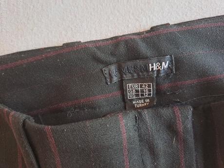 Elegantní kalhoty hm, vel 42, h&m,42