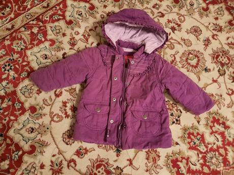 Zimní fialová bunda, s.oliver,86