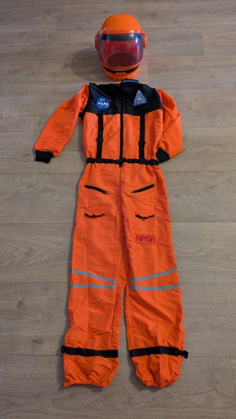 Ka376 karnevalový kostým kosmonaut na 12 - 14 let,