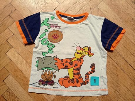 Triko krátký rukáv 110 - medvídek pů, disney,110