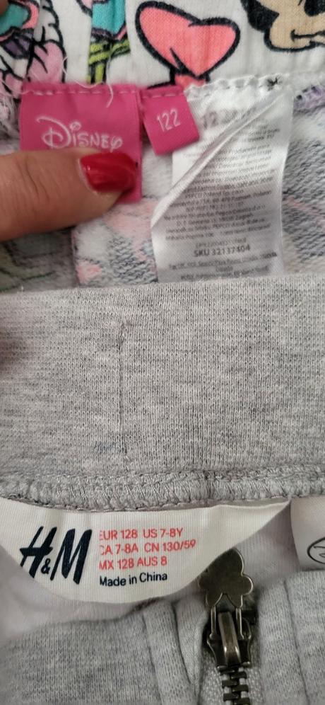 Minnie kraťasy a sukně vel. 122/128 zn. h&m, 122–134