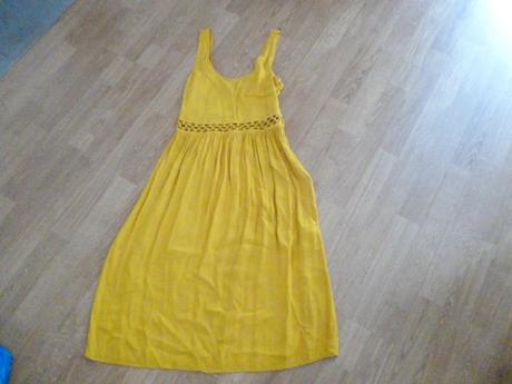 Hořčicové šaty vel. s pro maminy, topshop,s