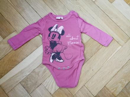 Body s dlouhým rukávem minnie vel. 62, disney,62