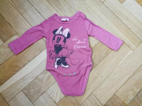Body s dlouhým rukávem minnie vel. 62, disney,62