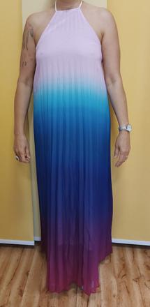Ombré boho letní šaty, m