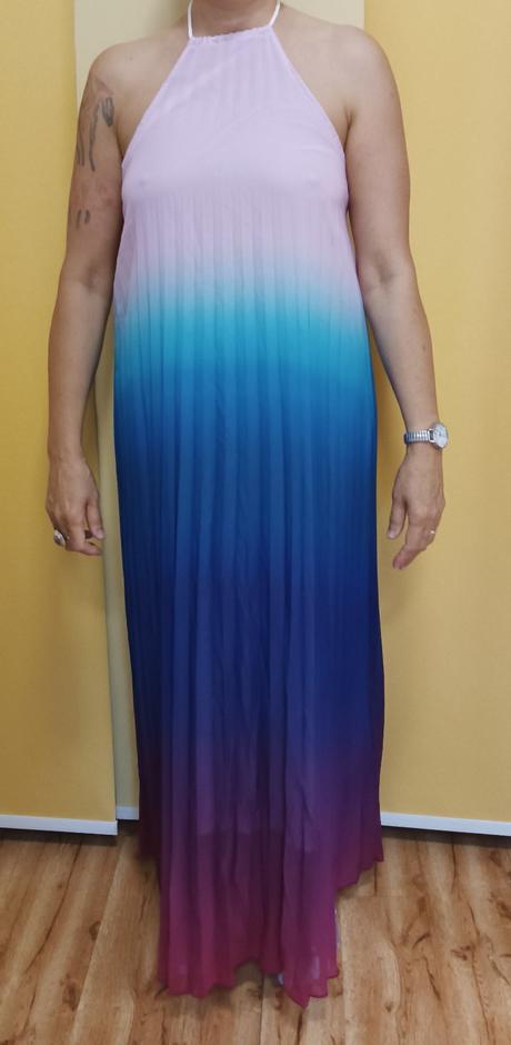 Ombré boho letní šaty, m