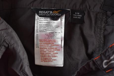 Kraťasy vel. 9 - 10 let, regatta,140