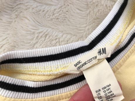 Zluta mikina 158/164, h&m,158