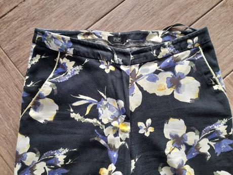 Květinové kalhoty zn. ff ke kotníkům, vel. 34., f&f,34