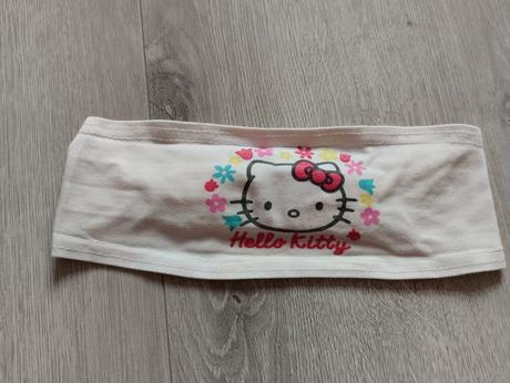 Čelenka látková s hellou kitty,