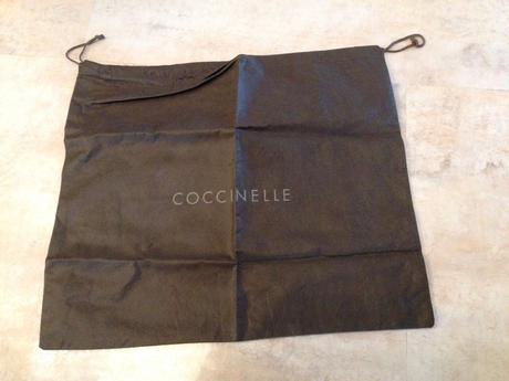 Kabelka a pásek coccinelle vintage oranžová kůže,