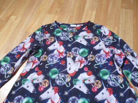 Vánoční šaty jednorožec 11-12, 152