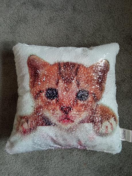 Flitrový měnící se polštář, 