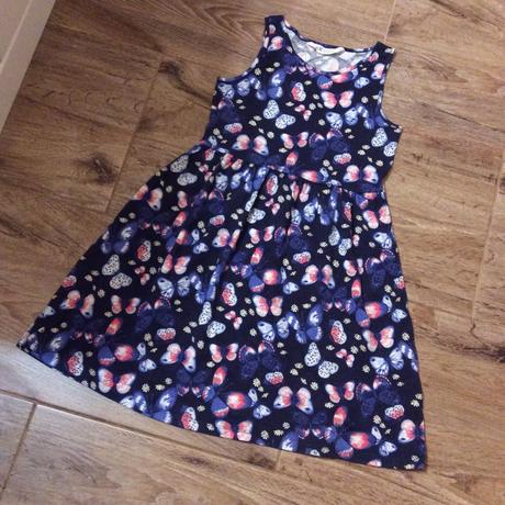 Bavlněné motýlkové šaty h&m, h&m,134
