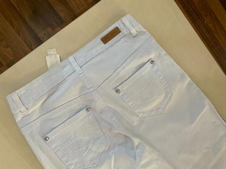 Nové bílé džíny, šmouha, vel w34 a l28, jet line, s