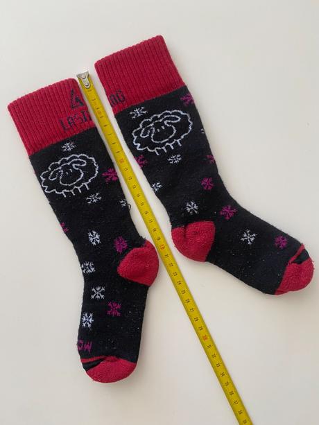 Vlněné lyžařské podkolenky lasting (2 - 4 roky), 18