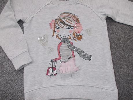 Mikina / mikinka s holčičkou, vel.122, 122