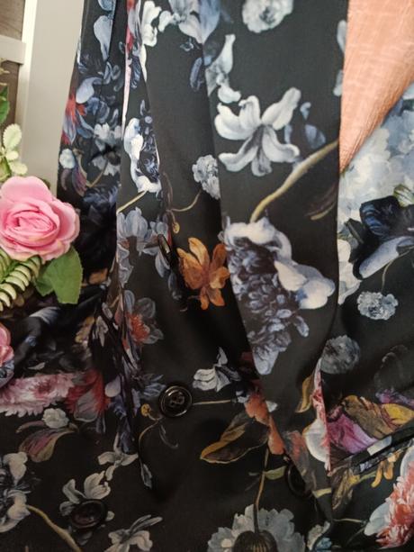 Květované sako, h&m,38