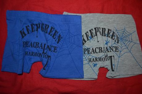 2x bavlněné boxerky na 3-4 r., 104 / 110