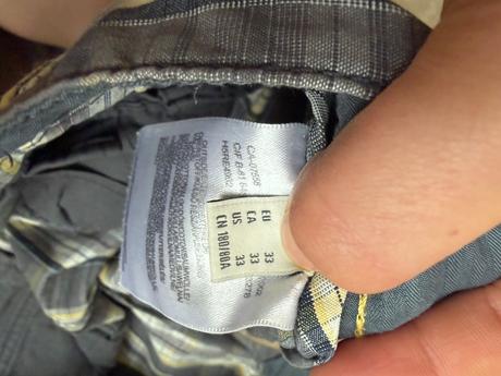 Cargo kratasy regular sedo zlute kostkovane 33, mexx,m