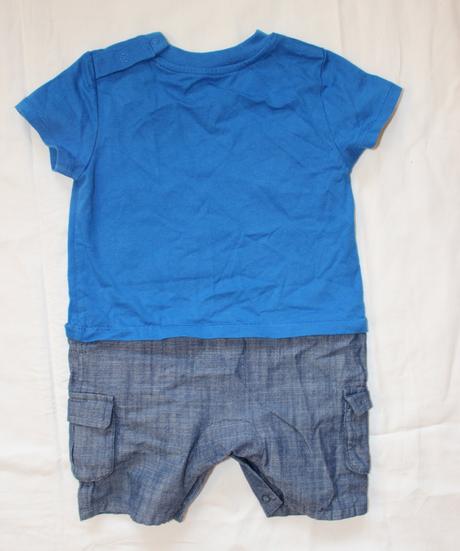 Bf208. kraťasový overal 3-6 měs., marks & spencer,68