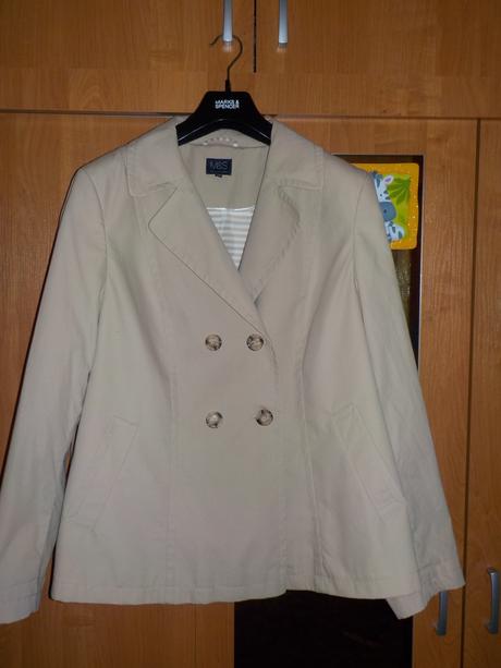 Dámské plátěné krátké paleto, marks & spencer,46
