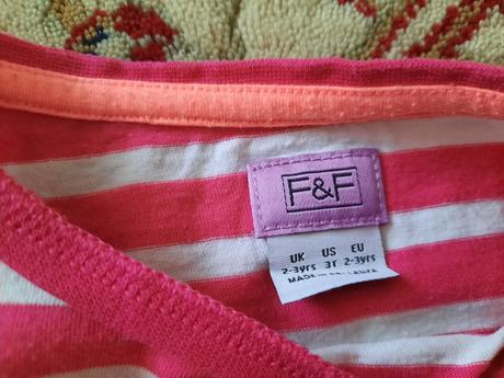 Pruhované šatičky, f&f,98