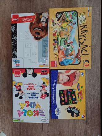 Set 4ks detskych deskovek, 