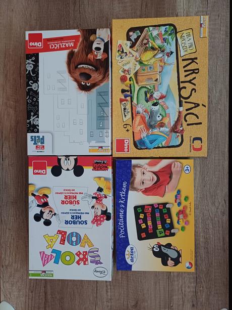 Set 4ks detskych deskovek, 