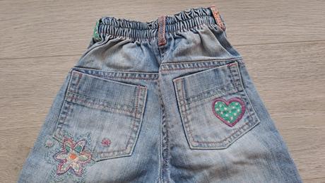 Dívčí džínové 3/4 kalhoty next, vel. 92, next,92