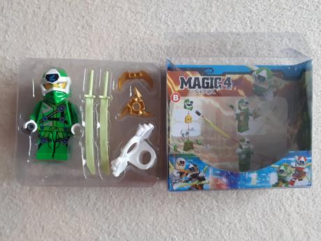 Ninja - panáček, figurka, s příslušenstvím,