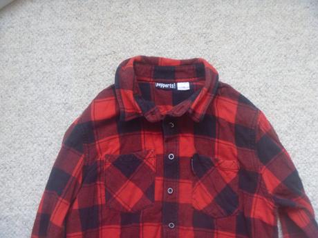 Červenočerná košile zn. pepperts vel. 146, pepperts,146