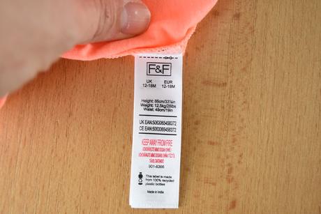 Tričko vel. 12 - 18m, f&f,86