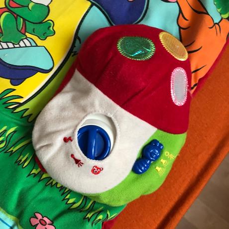 Hraci interaktivní deka pro miminka+4 kostky, 