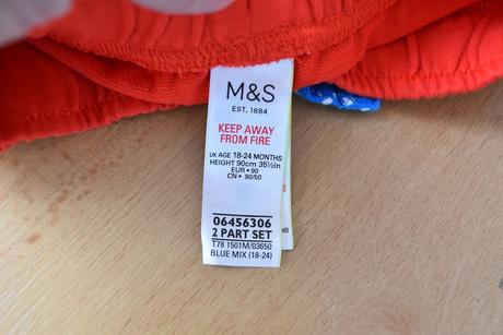Kraťasy vel. 18 - 24m, marks & spencer,92