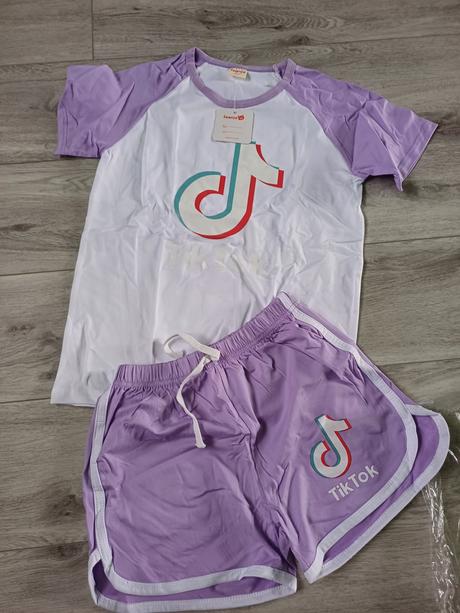 Letní set triko a kraťasy tik tok, vel 150, 152