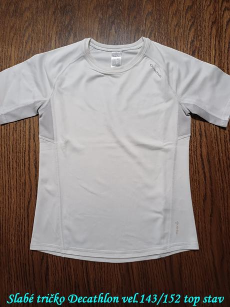 Tričko slabé vel.143/152, decathlon,146