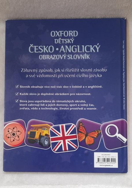 Oxford dětský česko-anglický obrazový slovník,